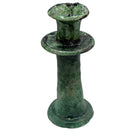 Moroccan Tamegroute Glazed Candlestick Holder - Berbere Imports
