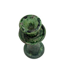 Moroccan Tamegroute Glazed Candlestick - Berbere Imports