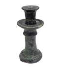 Moroccan Tamegroute Glazed Candlestick Holder - Berbere Imports