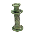 Moroccan Tamegroute Glazed Candlestick Holder - Berbere Imports