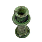 Moroccan Tamegroute Glazed Candlestick Holder - Berbere Imports