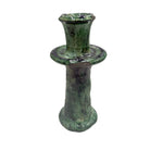 Moroccan Tamegroute Glazed Candlestick - Berbere Imports