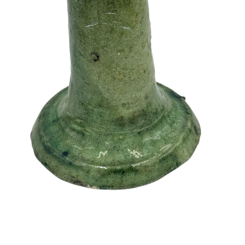 Moroccan Tamegroute Glazed Candlestick - Berbere Imports