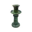 Moroccan Tamegroute Glazed Candlestick Holder - Berbere Imports
