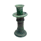 Moroccan Tamegroute Glazed Candlestick Holder - Berbere Imports