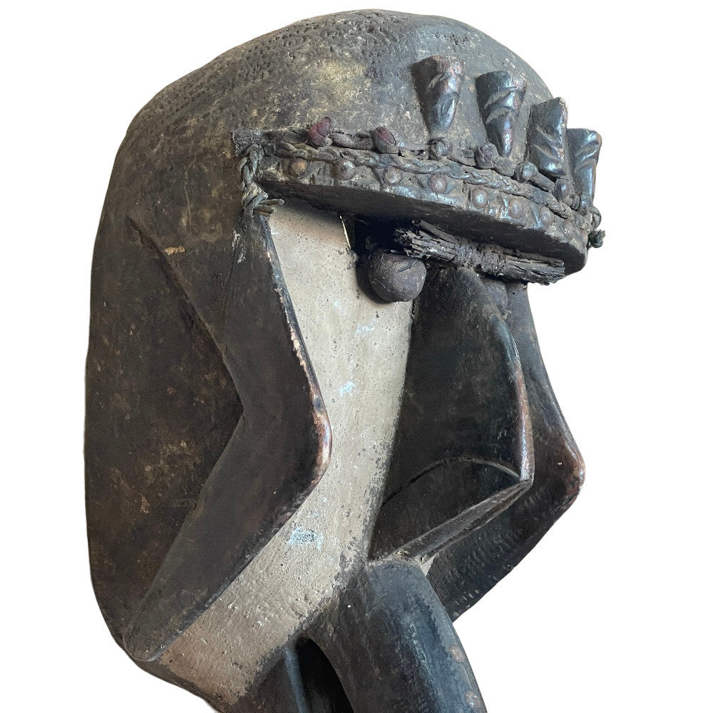 Vintage African Wooden Mask - Berbere Imports