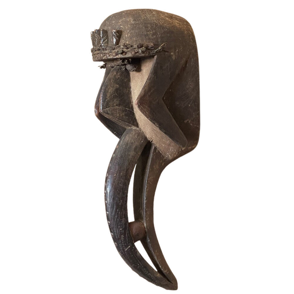 Vintage African Wooden Mask - Berbere Imports