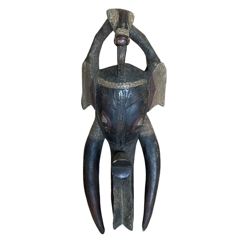 Vintage African Wooden Mask - Berbere Imports