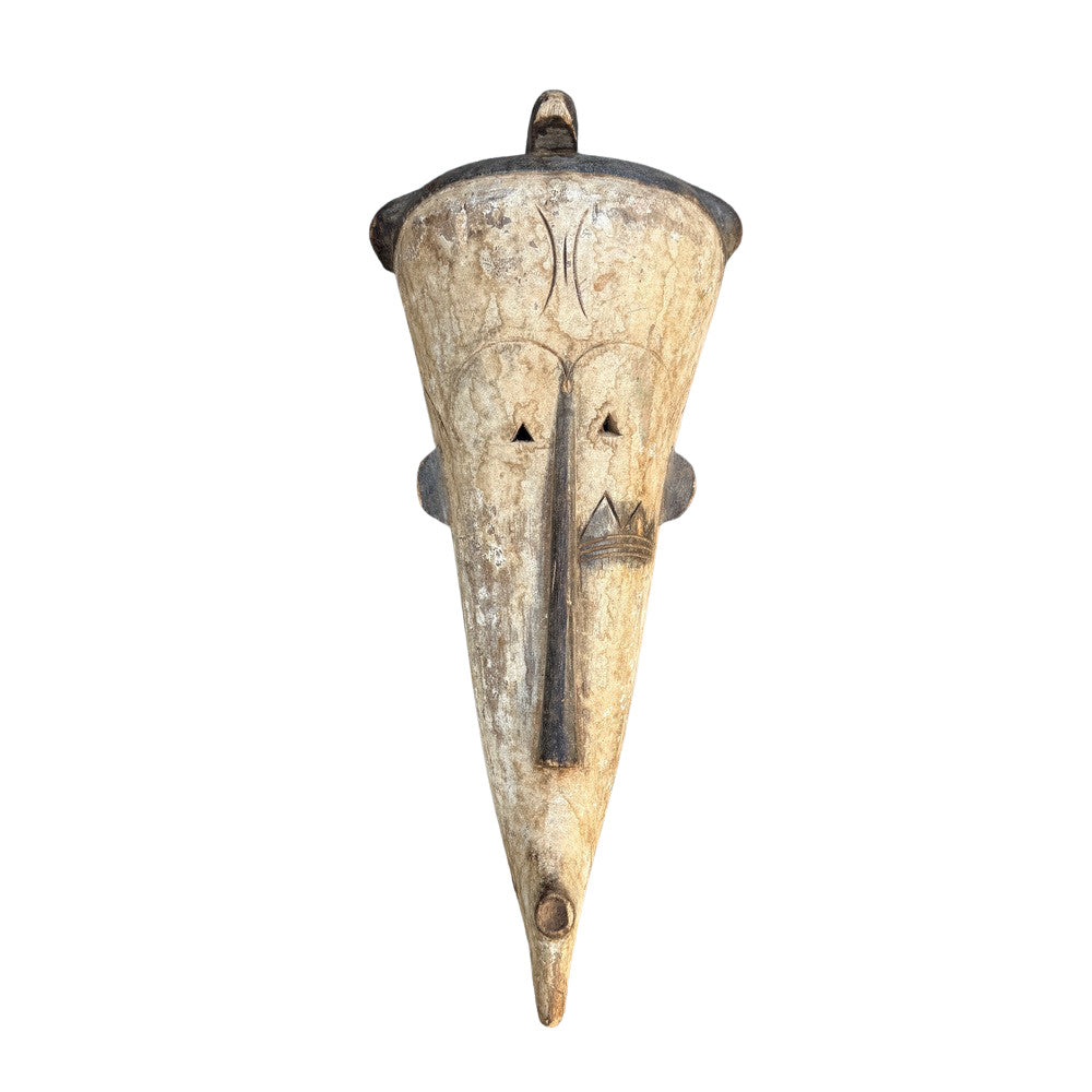 Vintage African Wooden Mask - Berbere Imports