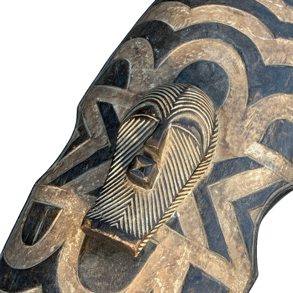 Vintage African Wooden Shield - Berbere Imports