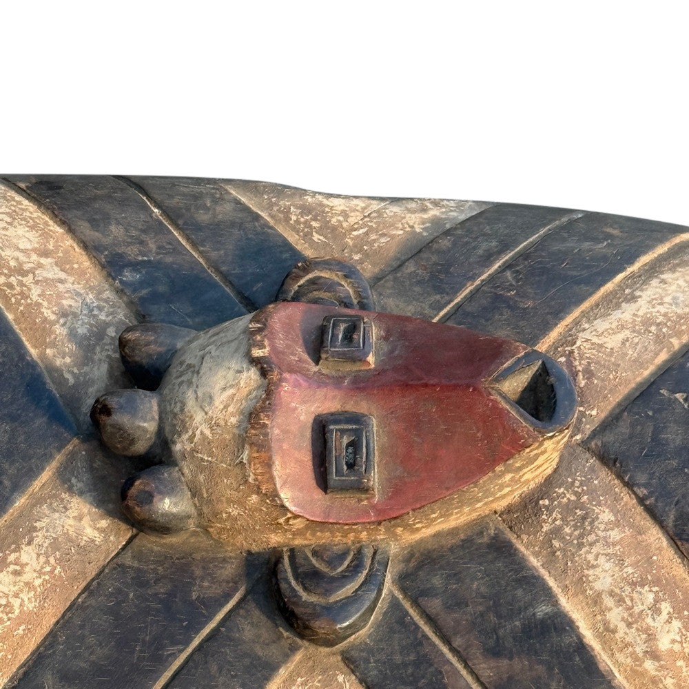 Vintage African Wooden Shield - Berbere Imports