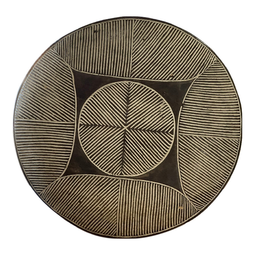 Vintage African Wooden Shield - Berbere Imports