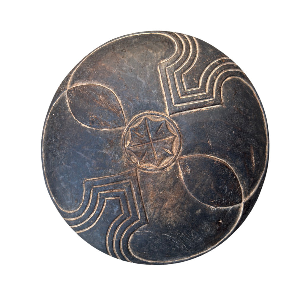 Vintage African Wooden Shield - Berbere Imports