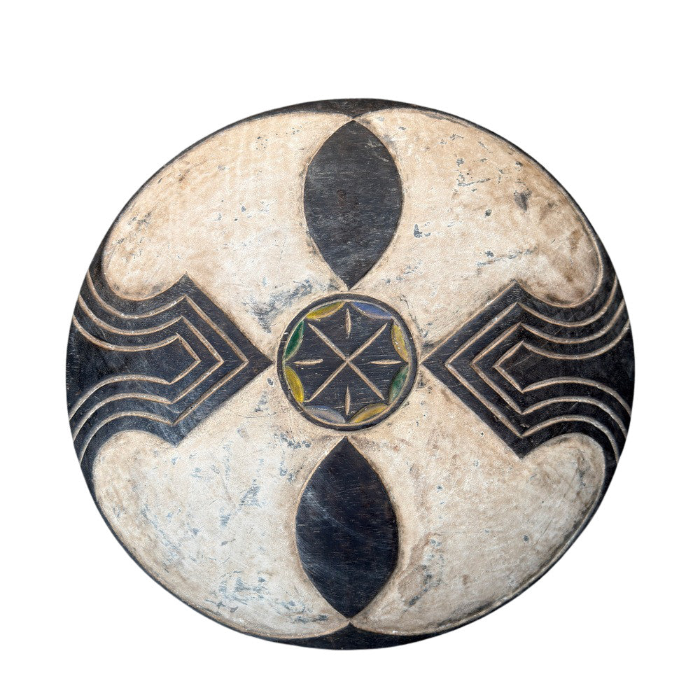 Vintage African Wooden Shield - Berbere Imports