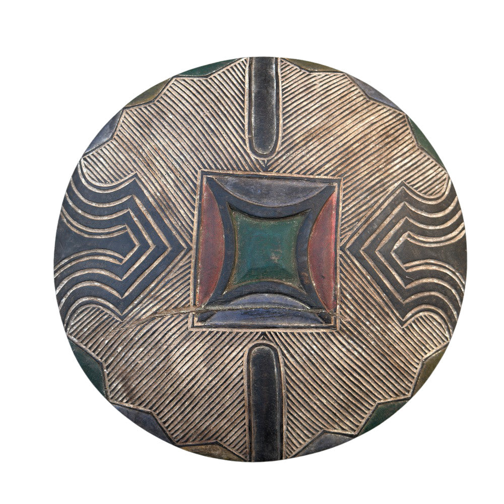 Vintage African Wooden Shield - Berbere Imports