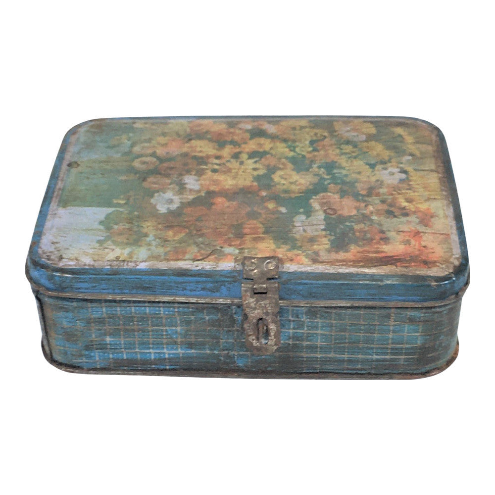 Vintage Indian Decorative Iron Box - Berbere Imports