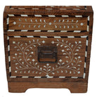 Anglo-Indian Bone Inlay Jewelry Box - Berbere Imports