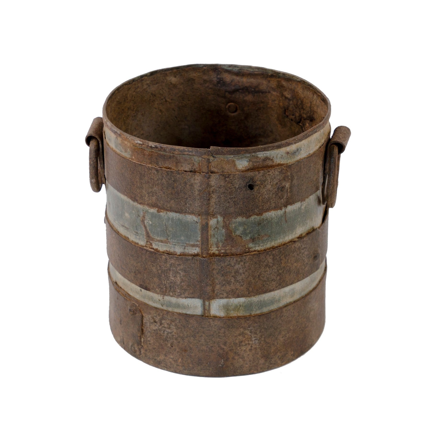 Vintage Indian Iron Bucket - Small - Berbere Imports