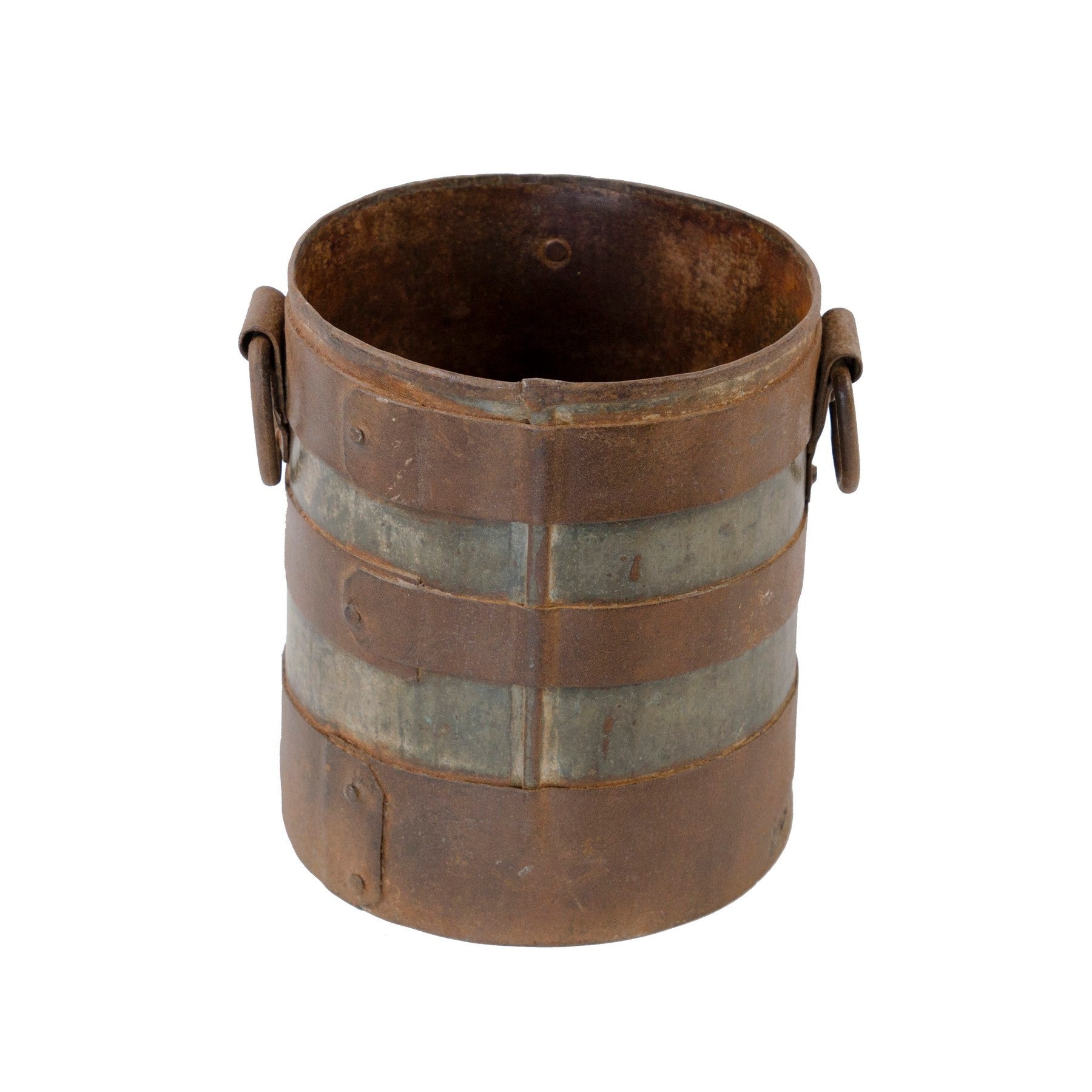 Vintage Indian Iron Bucket - Small - Berbere Imports