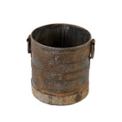 Vintage Indian Iron Bucket - Small - Berbere Imports