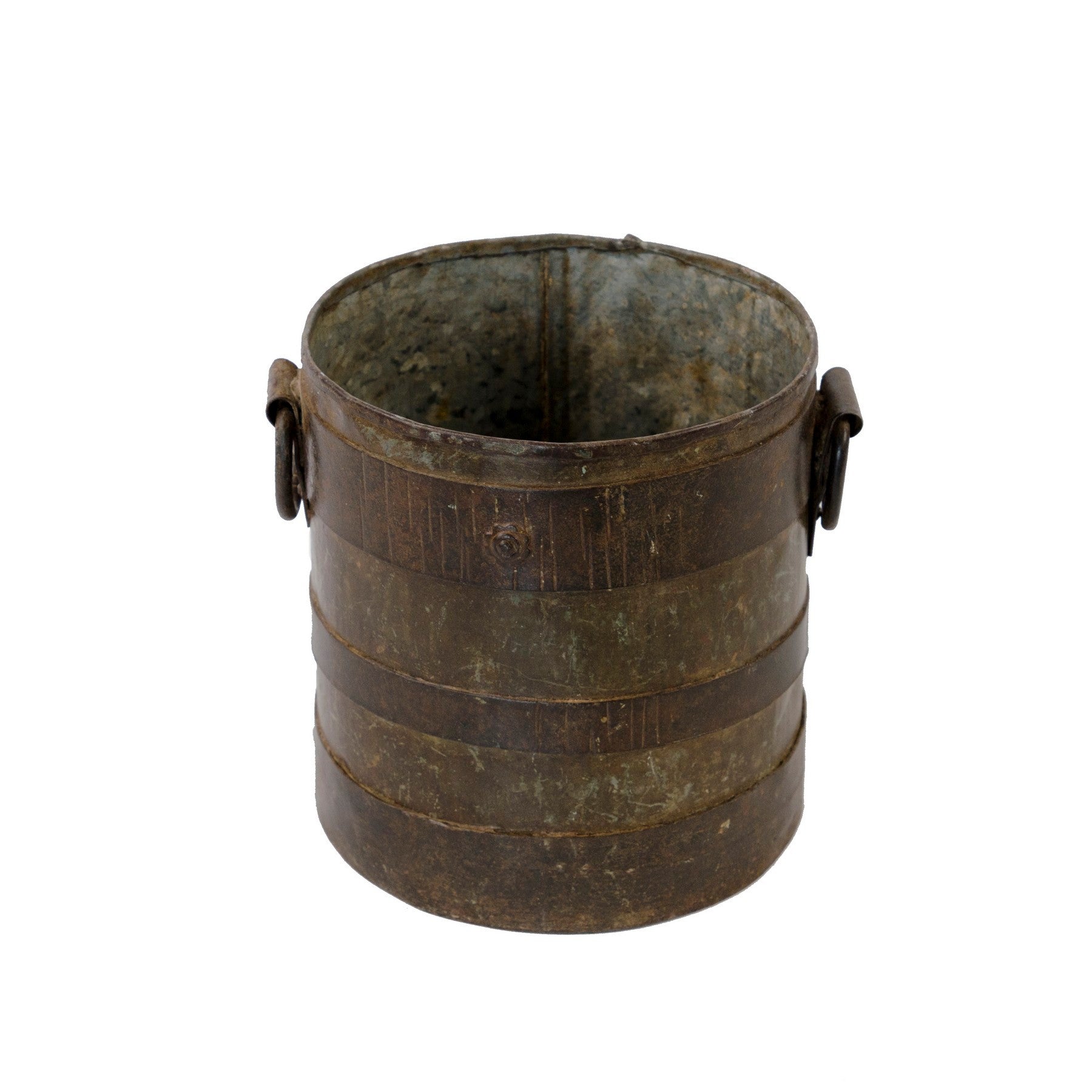 Vintage Indian Iron Bucket - Small - Berbere Imports