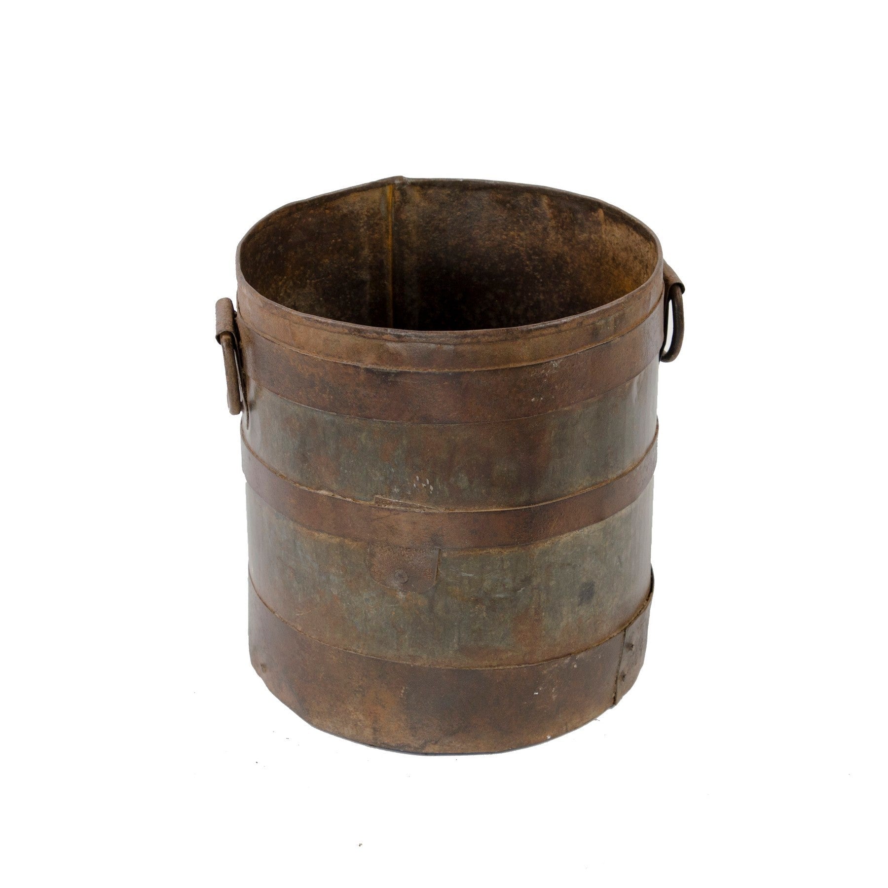 Vintage Indian Iron Bucket - Medium - Berbere Imports