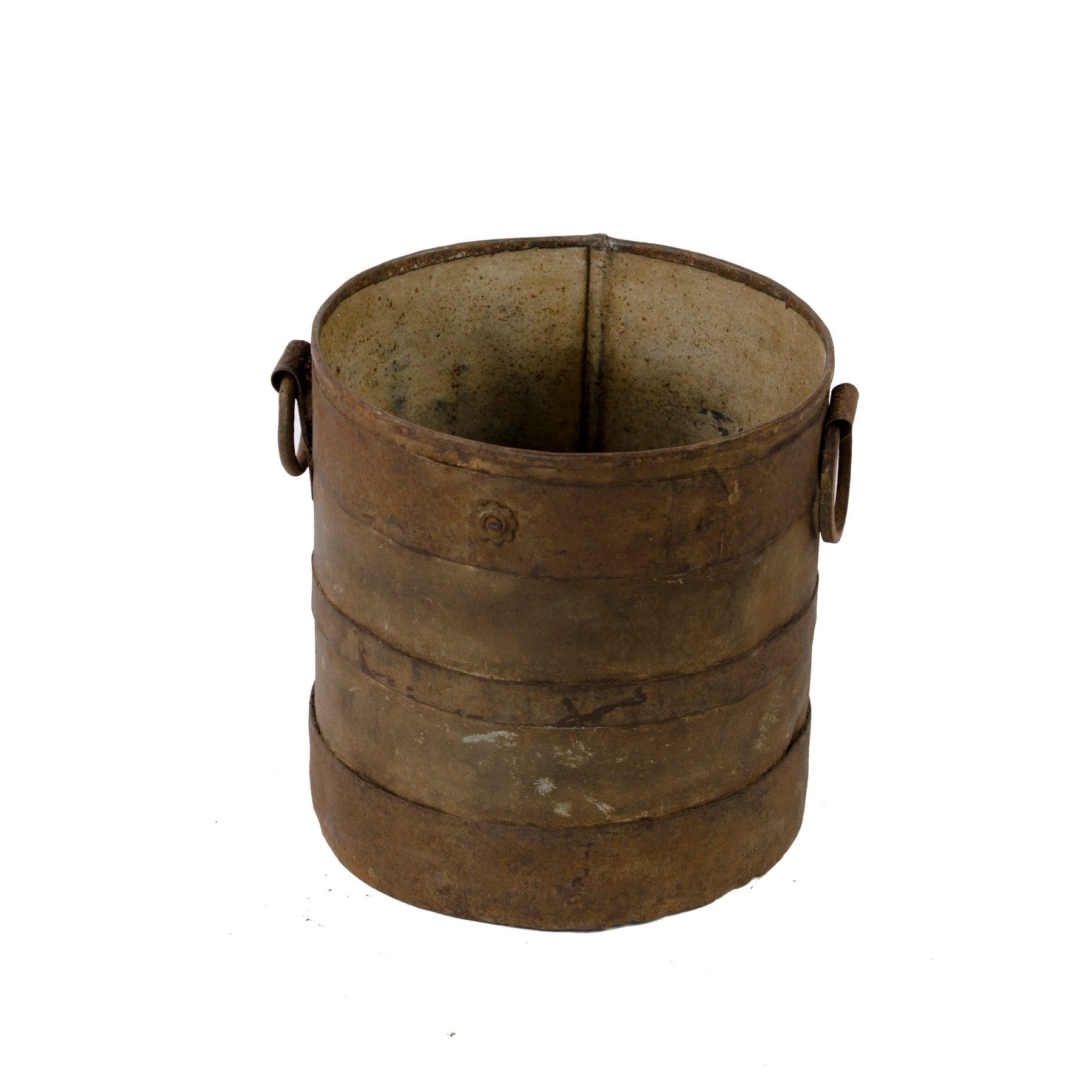 Vintage Indian Iron Bucket - Medium - Berbere Imports