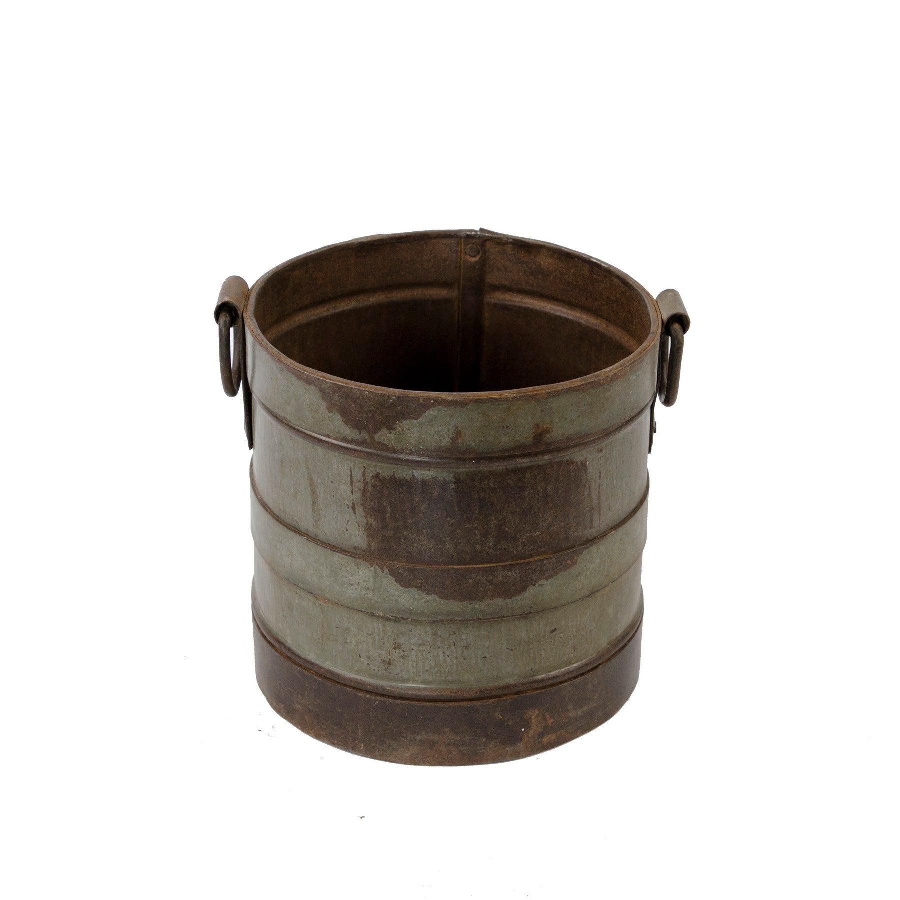 Vintage Indian Iron Bucket - Medium - Berbere Imports