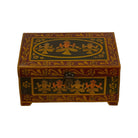 Vintage Indian Wooden Hand Painted Box - Berbere Imports