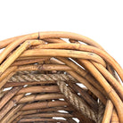 Rattan Round Laundry Basket - Berbere Imports