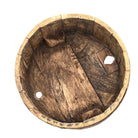 Wood Bucket With Iron Belt - Berbere Imports