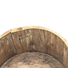 Wood Bucket With Iron Belt - Berbere Imports