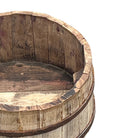 Wood Bucket With Iron Belt - Berbere Imports