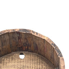 Wood Bucket With Iron Belt - Berbere Imports