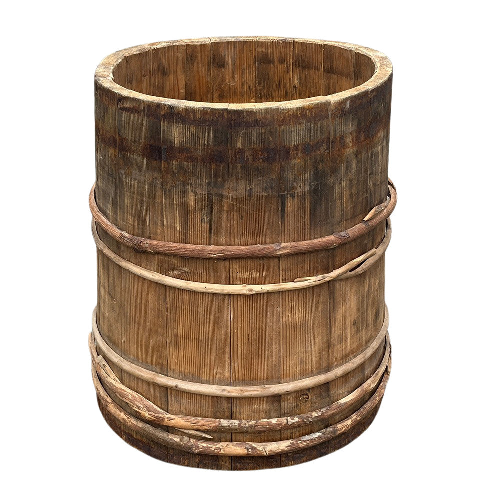 Wood Bucket - Berbere Imports