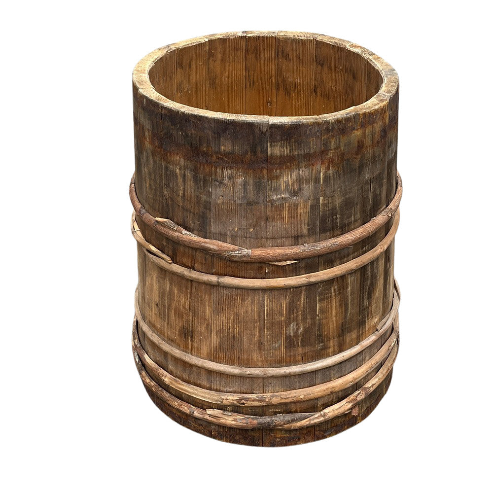 Wood Bucket - Berbere Imports