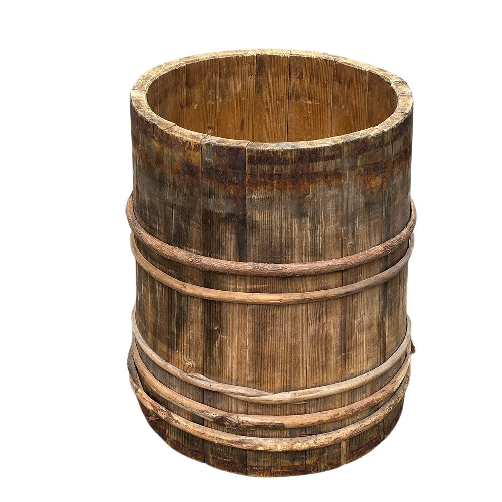 Wood Bucket - Berbere Imports