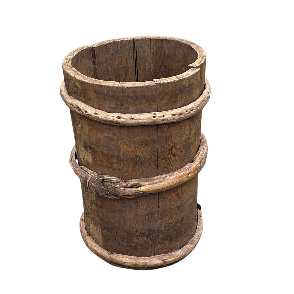 Wood Bucket - Berbere Imports