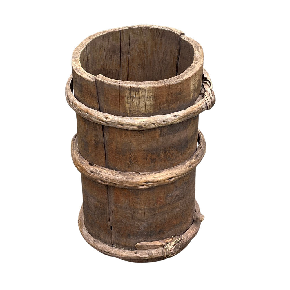 Wood Bucket - Berbere Imports