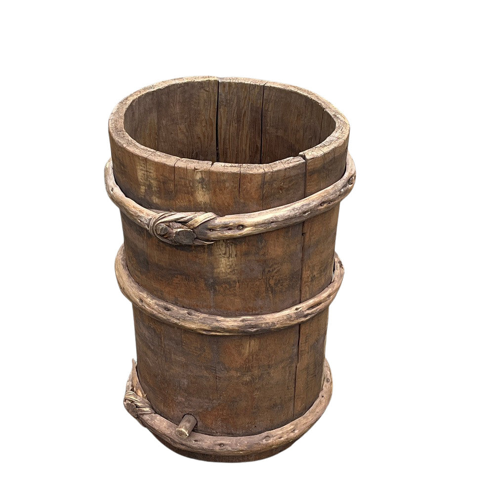 Wood Bucket - Berbere Imports