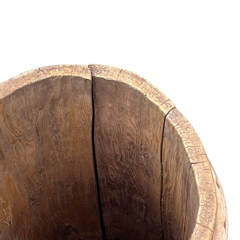 Wood Bucket - Berbere Imports