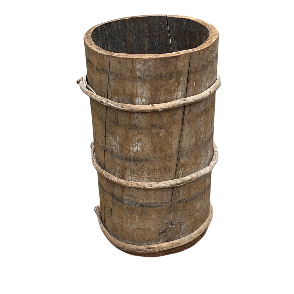 Wood Bucket - Berbere Imports