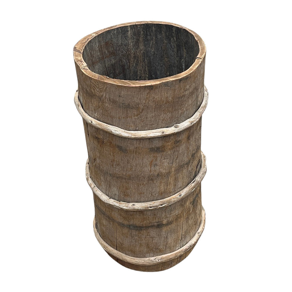 Wood Bucket - Berbere Imports