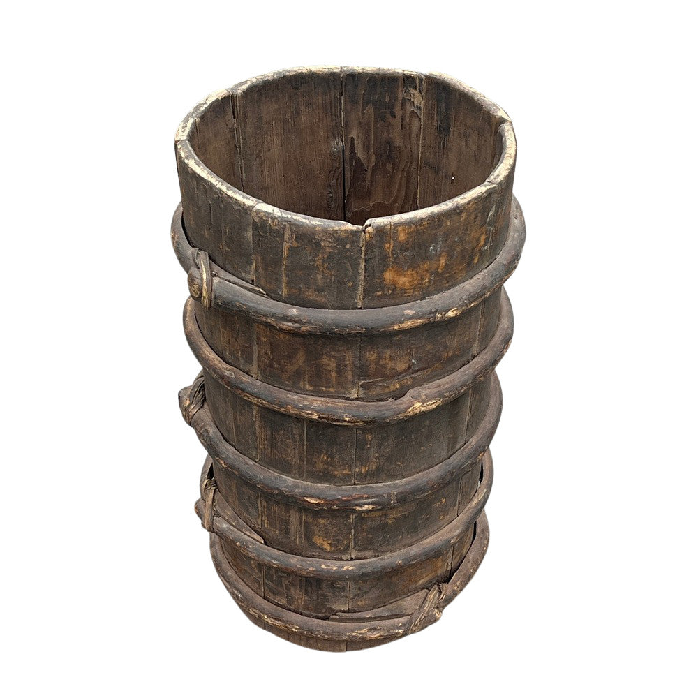 Wood Bucket - Berbere Imports