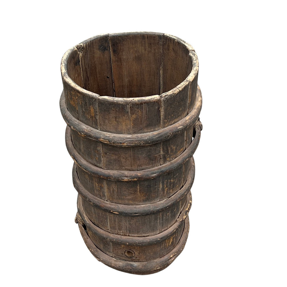 Wood Bucket - Berbere Imports