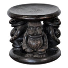 Vintage Hand-Carved Cameroon Stool - Berbere Imports