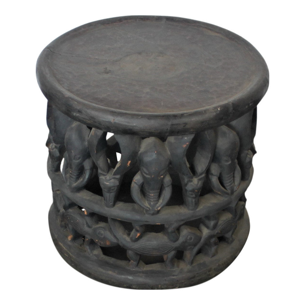 Vintage Wooden Cameroon Stool - Specialty - Berbere Imports