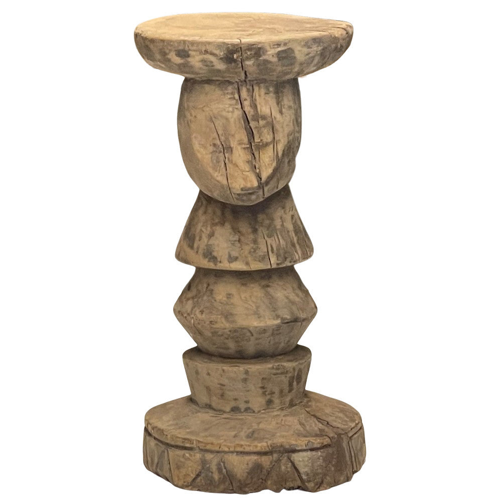 Vintage African Wooden Stool - Berbere Imports