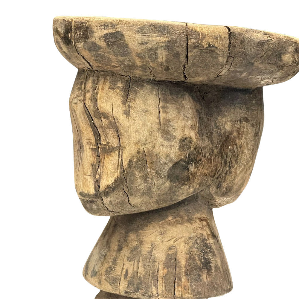 Vintage African Wooden Stool - Berbere Imports