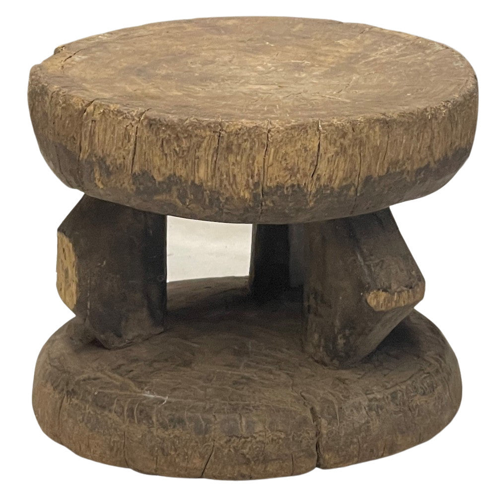 Vintage African Wooden Stool - Berbere Imports